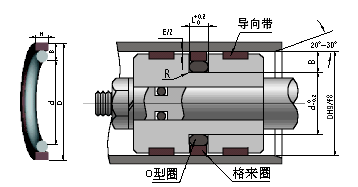 孔用CKW型組合密封圈（格來(lái)圈）